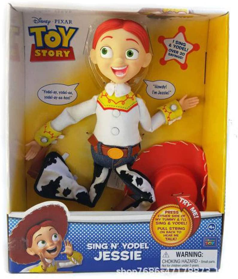

Pixar оригинальная история игрушек Джесси говорящая фигурка 37 см ПВХ