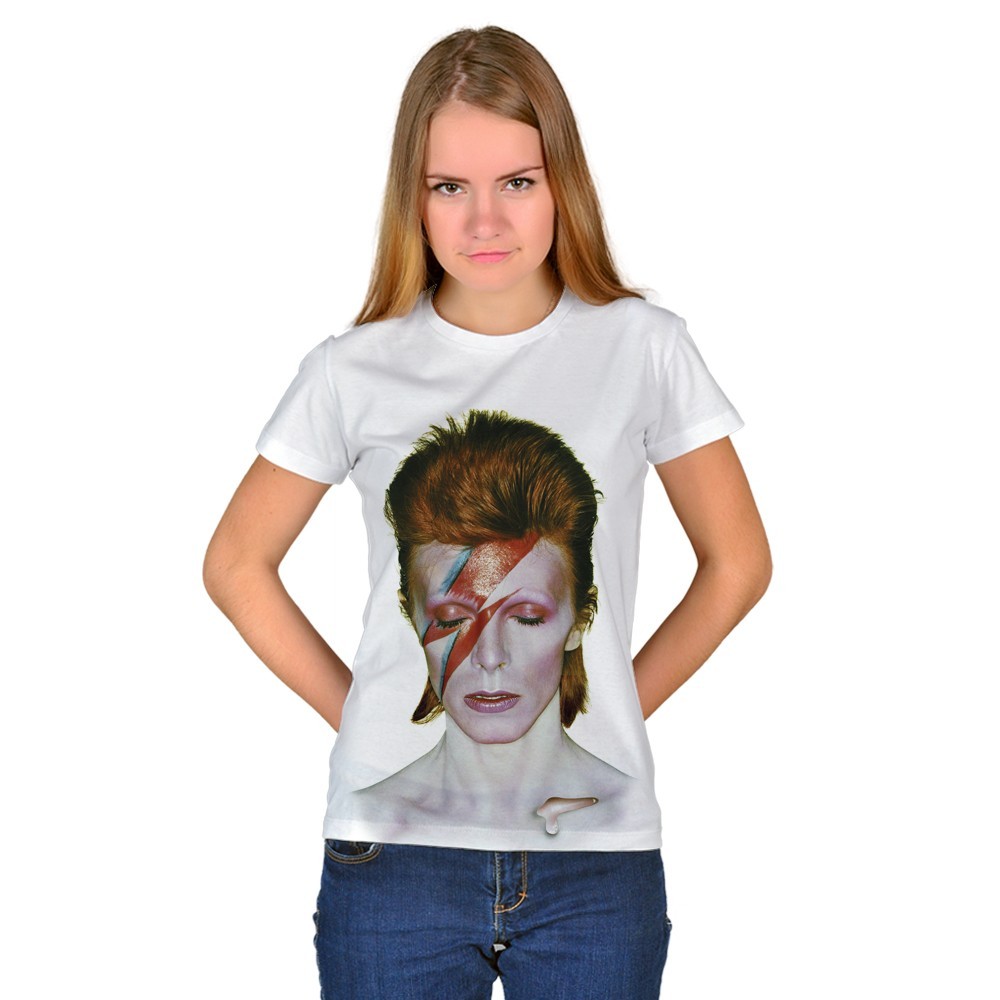 

Футболка Fanbolka David Bowie Дэвид Боуи  Белая, Футболка Fanbolka David Bowie Дэвид Боуи XL Белая