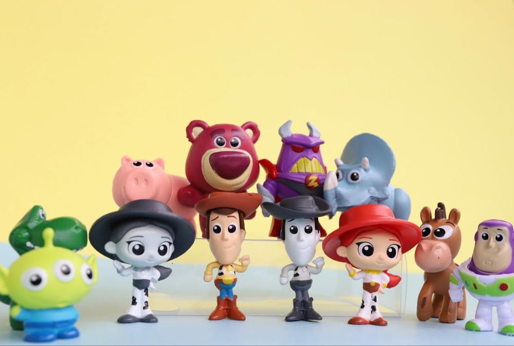 

12 шт./компл Игрушечные персонажи из Истории игрушек 4 Toy Story 4 ПВХ 4,5 см