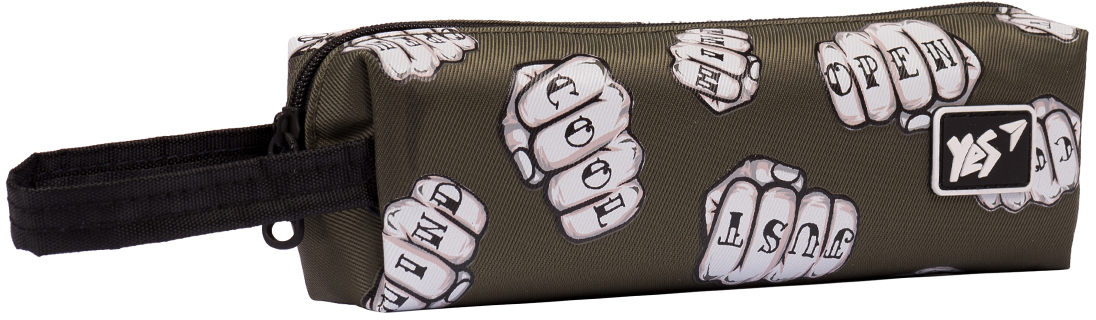 

Пенал мягкий YES TP-05 Tattoo зеленый (532463)
