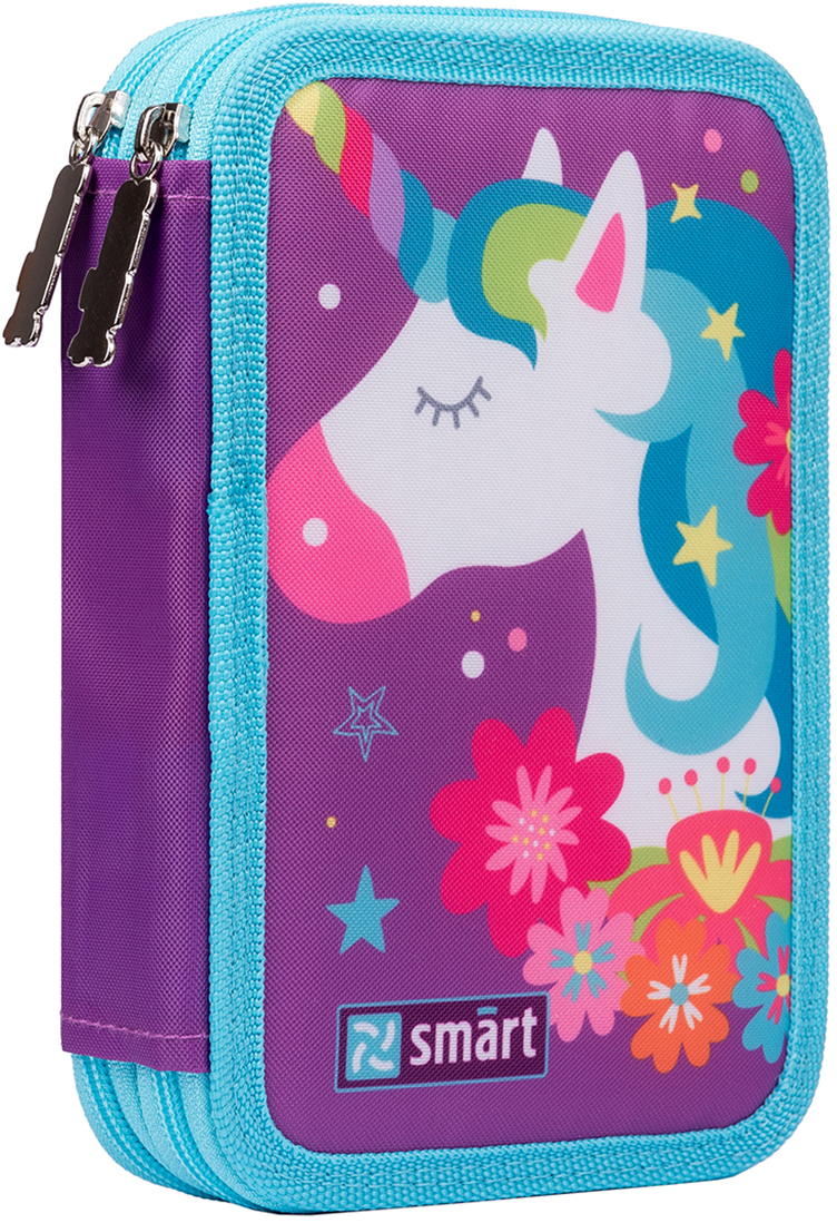 

Пенал твердый Smart двойной HP-01 Stay Magic пурпурный (532839)