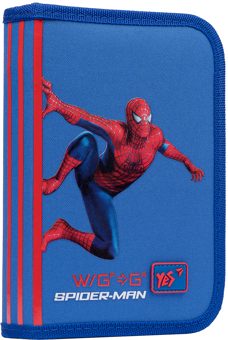 

Пенал твердый YES одинарный с клапаном HP-03 Marvel Spider-Man синий (533062)