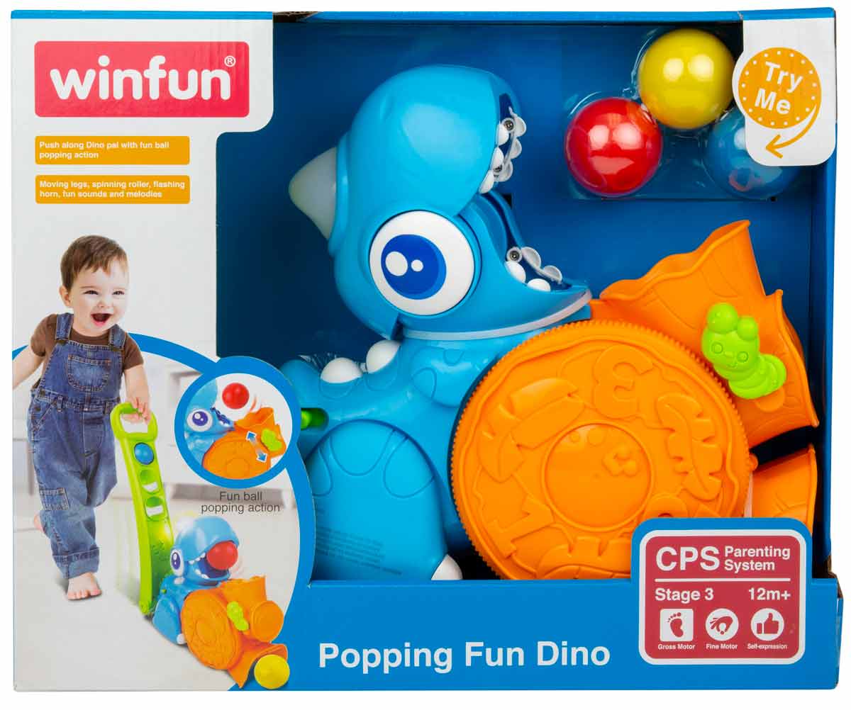 

Каталка WinFun ВинФан Динозавр Дино с музыкой и световыми эффектами (0673-NL)