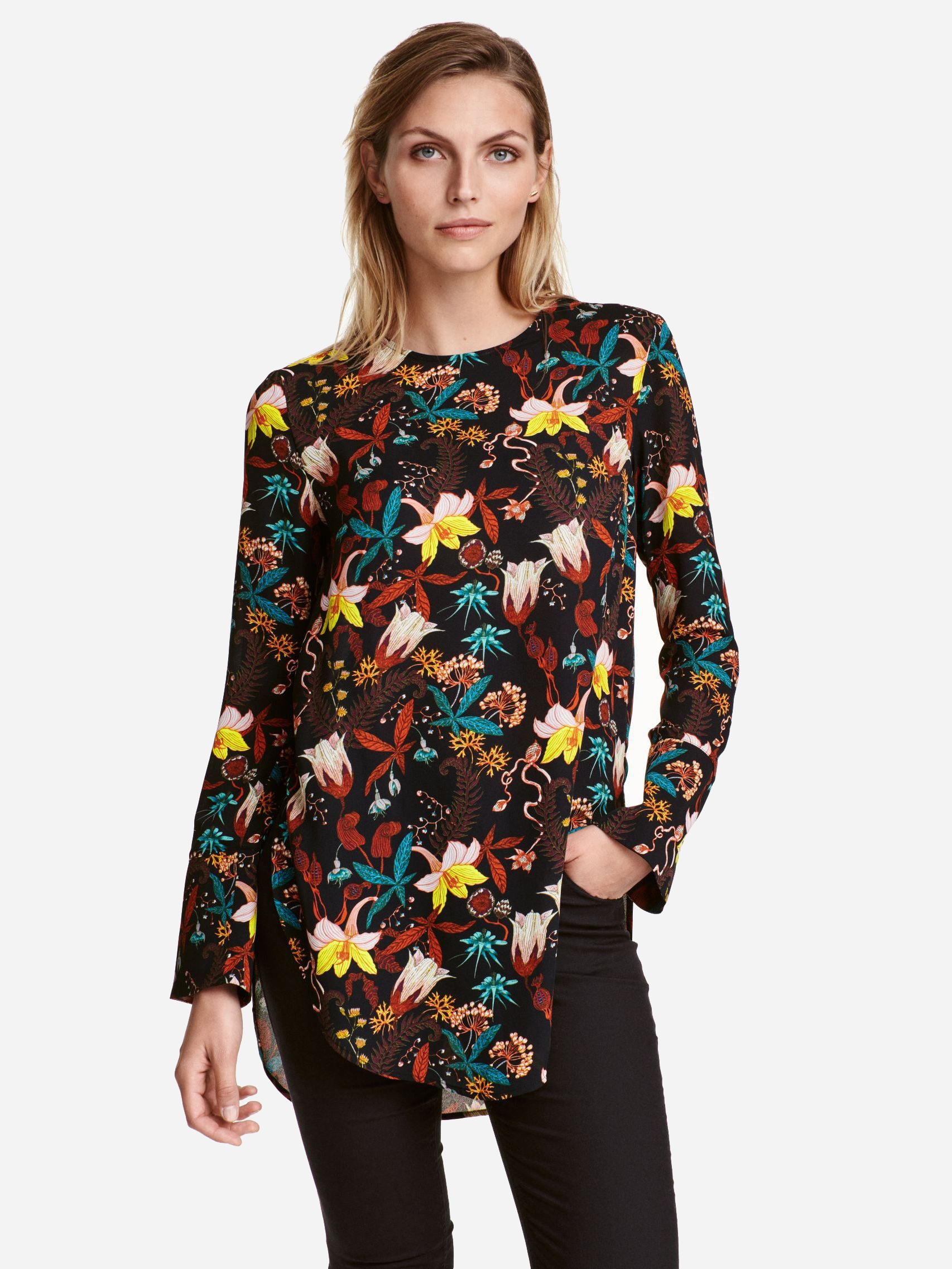 

Блузка H&M 97162391  Разноцветная, Блузка H&M 97162391 34 Разноцветная