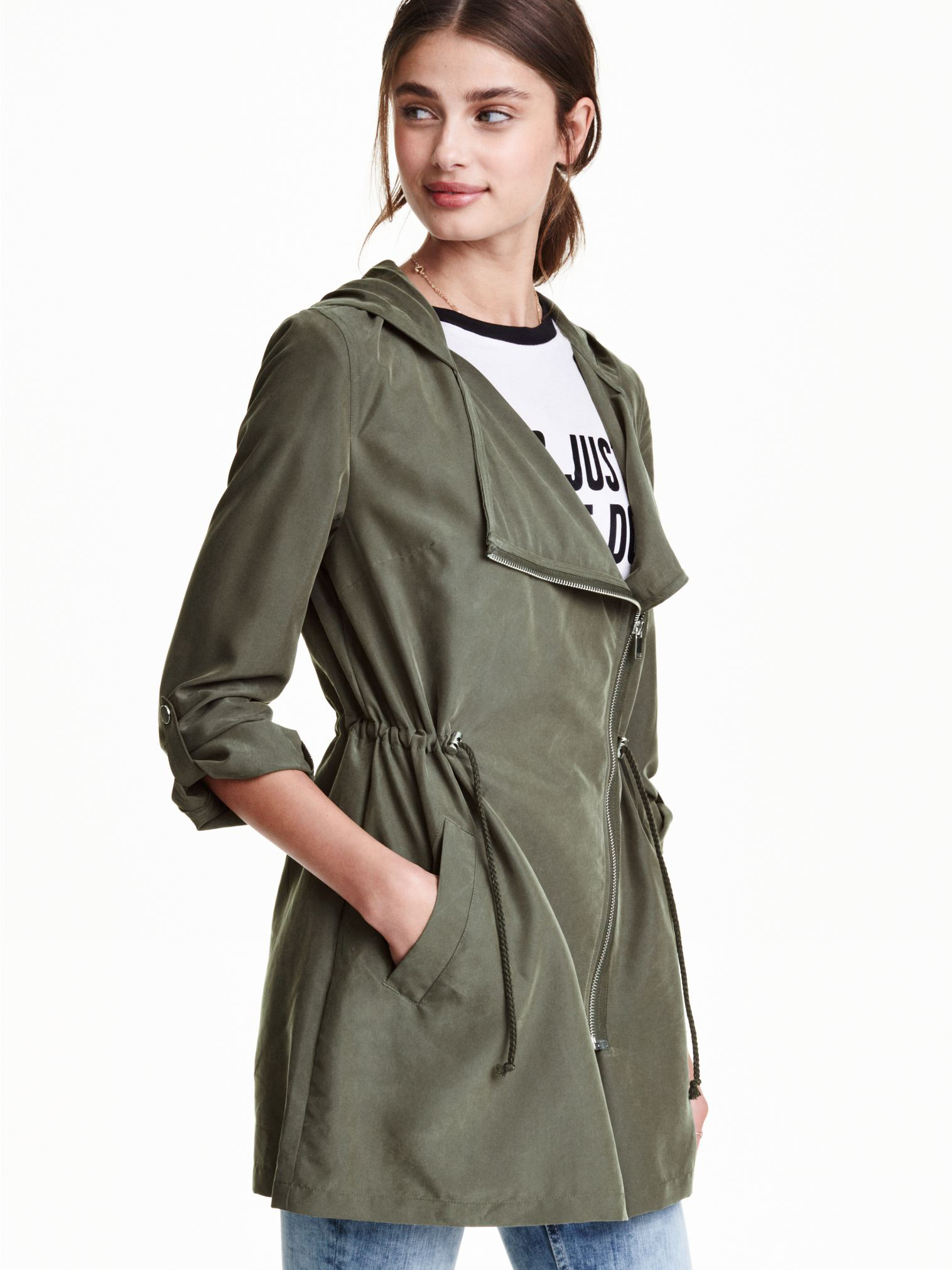

Ветровка H&M 9383373 36 Хаки