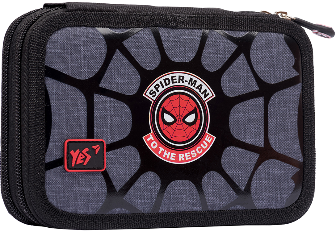 

Пенал твердый YES двойной HP-01 Marvel Spider-Man серый (533086)