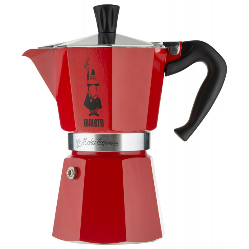 

Кофеварка гейзерная на 6 чашек красная, Bialetti