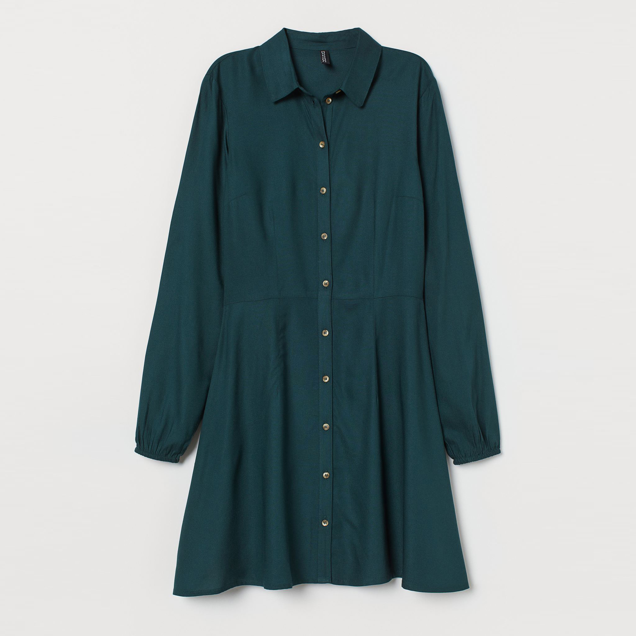 

Платье H&M 2248545 46 Темно-зеленое