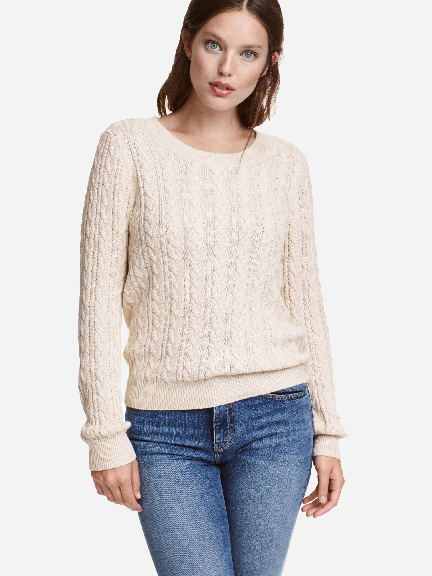 

Джемпер H&M 1797954 M Айвори
