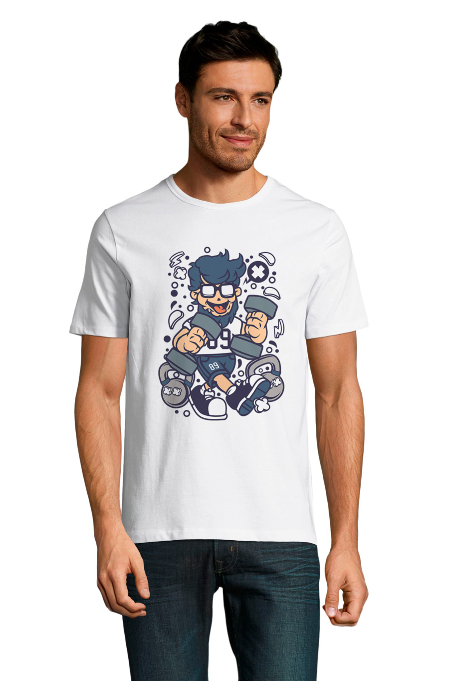 

Футболка OWEAR с Дизайнерским принтом 4706-M-WH2  Белый, Футболка OWEAR с Дизайнерским принтом 4706-M-WH2 S Белый