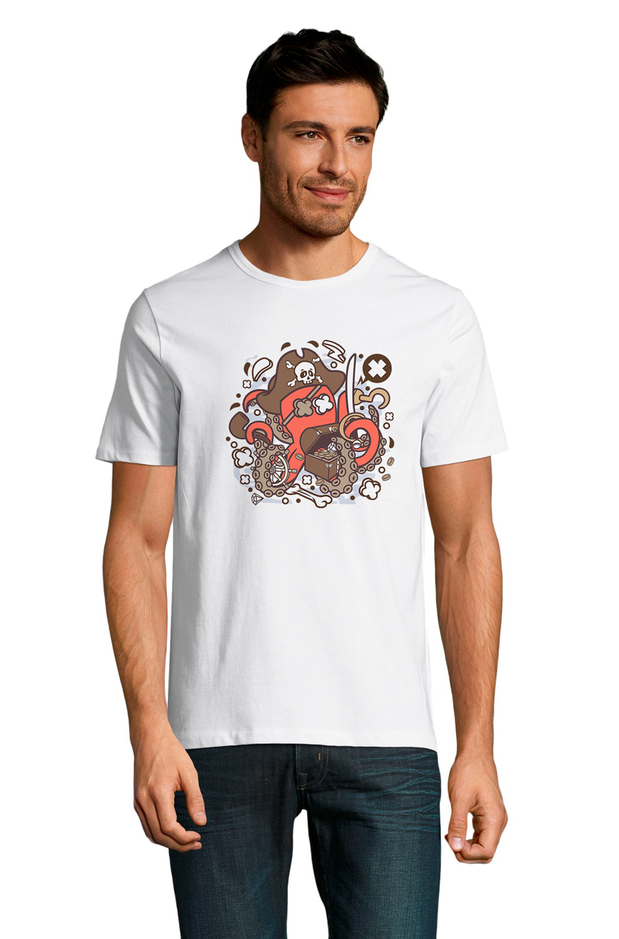 

Футболка OWEAR с Дизайнерским принтом 4571-M-WH2 XXL Белый