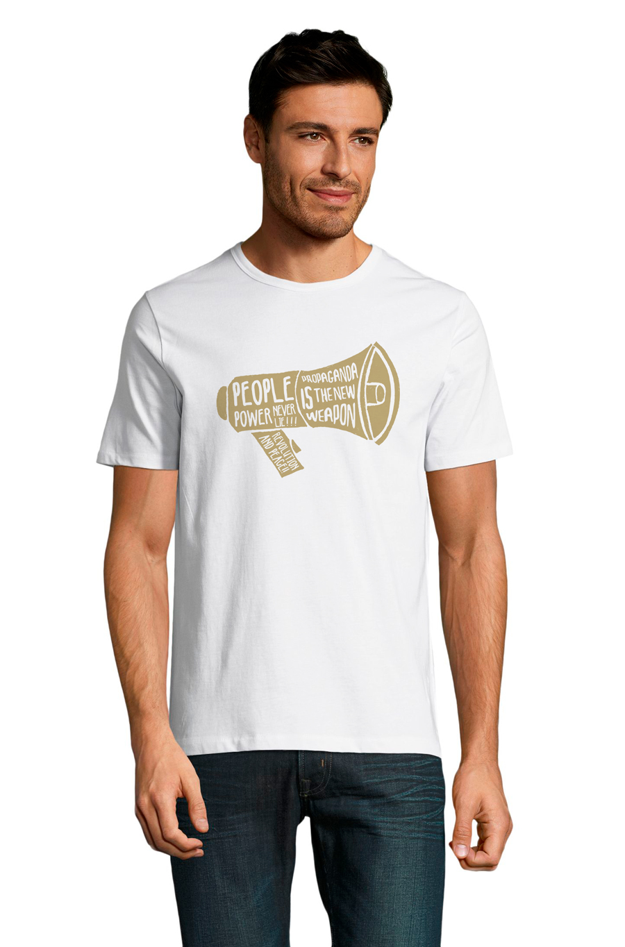 

Футболка OWEAR с Арт принтом 2800--WH2-front  Белый, Футболка OWEAR с Арт принтом 2800-M-WH2-front M Белый