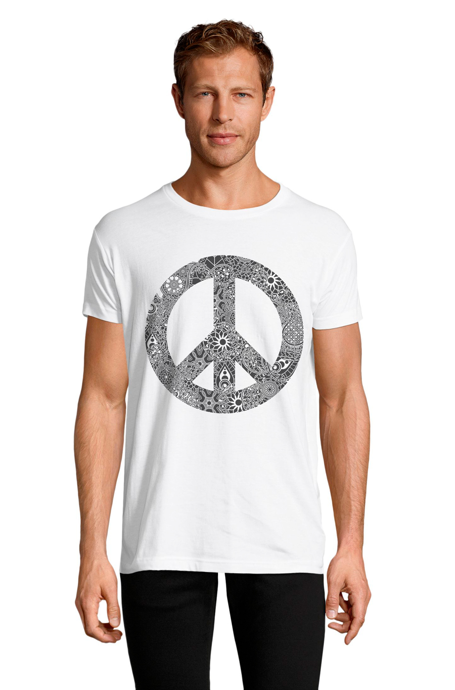 

Футболка OWEAR с принтом Хиппи 122-M-WH1 XXL Белый