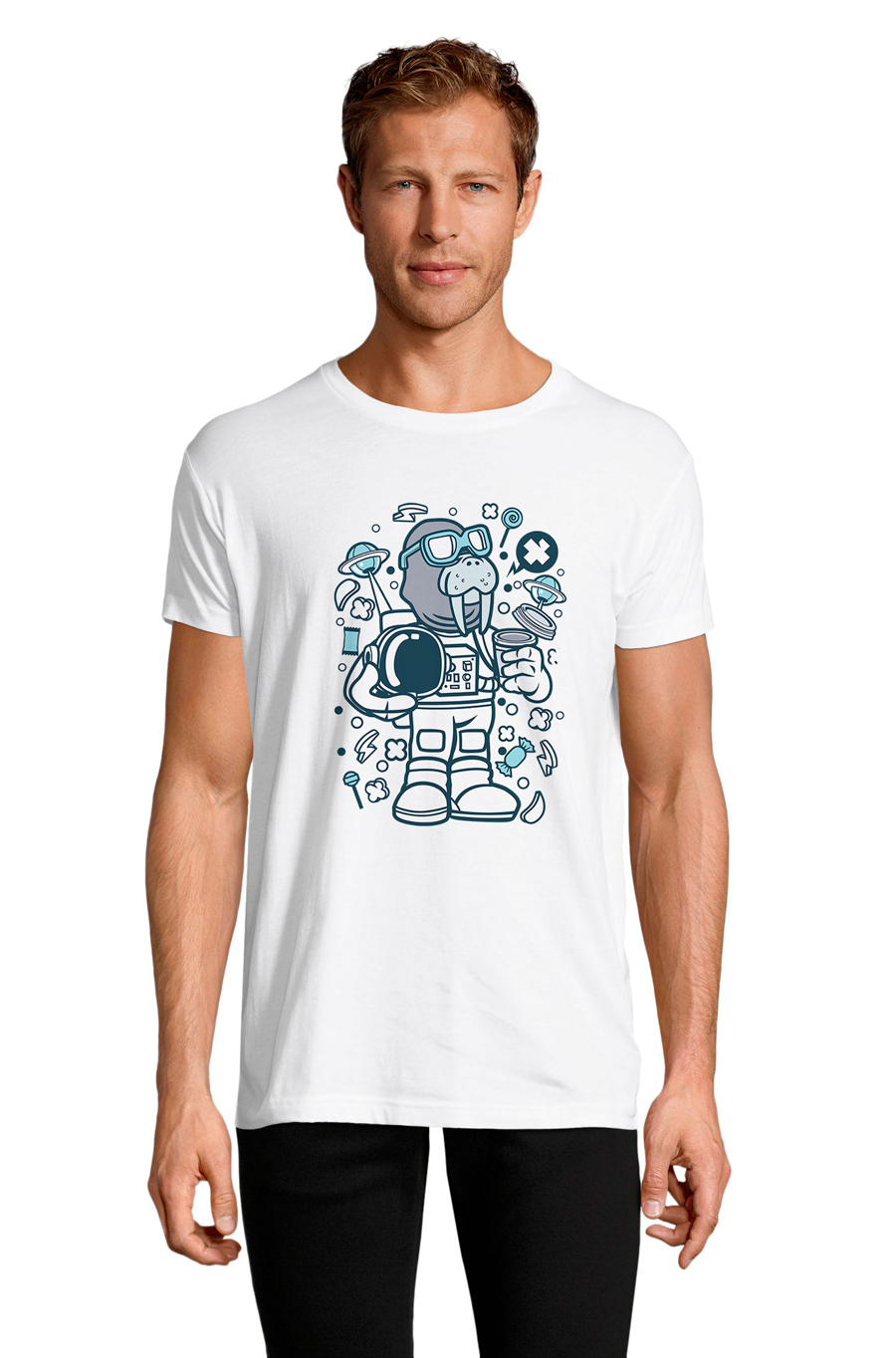 

Футболка OWEAR с Дизайнерским принтом 4346-M-WH1 XXL Белый