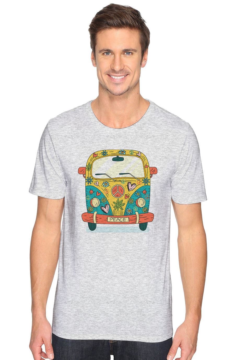 

Футболка OWEAR с принтом Хиппи 3749-M-GH7 XXL Серый-меланж