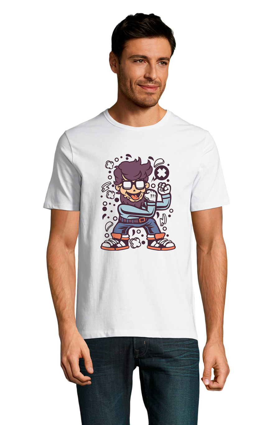 

Футболка OWEAR с Дизайнерским принтом 4709-M-WH2  Белый, Футболка OWEAR с Дизайнерским принтом 4709-M-WH2 S Белый