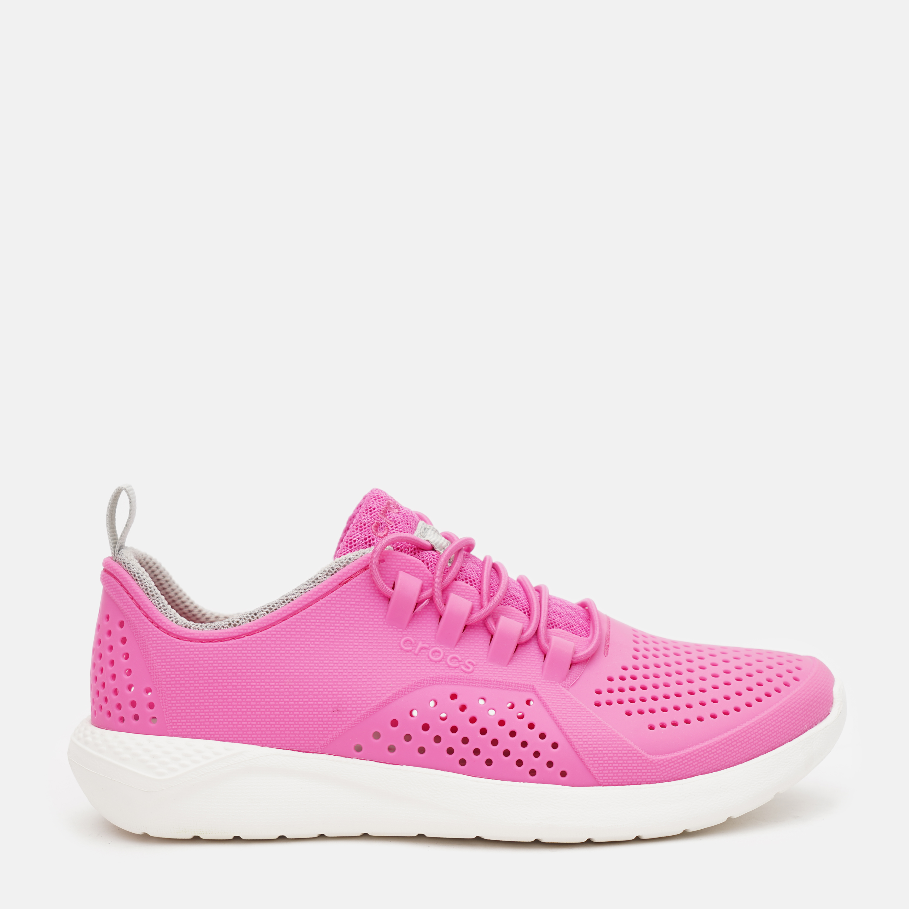 

Кроссовки детские Crocs Kids’ Literide™ Pacer 206011-6QR-J3 34 21.7 см Electric Pink/White