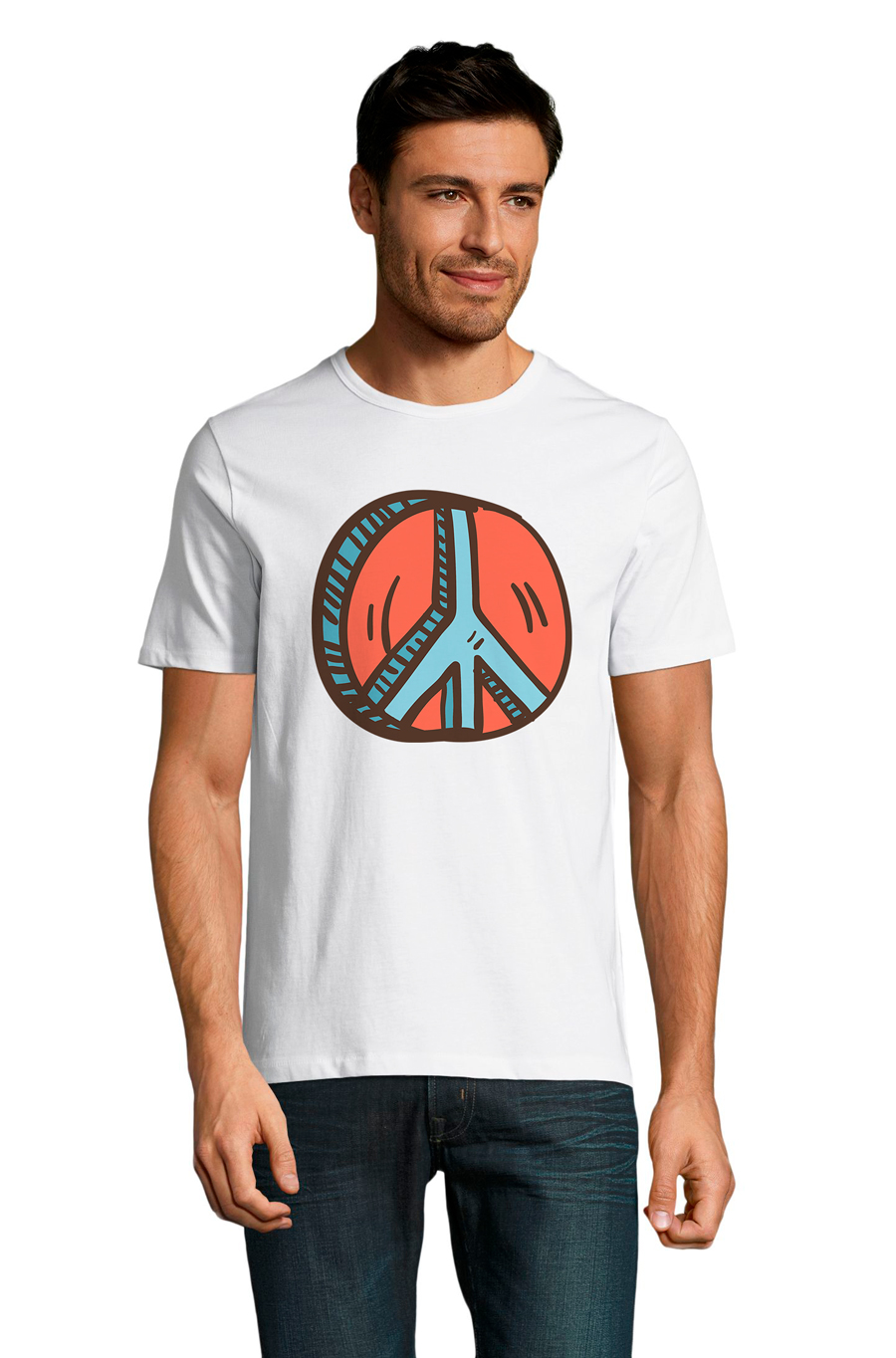 

Футболка OWEAR с принтом Хиппи 3704-M-WH2 XXL Белый