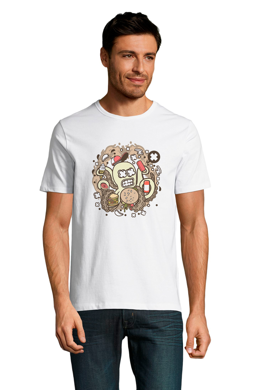 

Футболка OWEAR с Дизайнерским принтом 4673-M-WH2 XXL Белый
