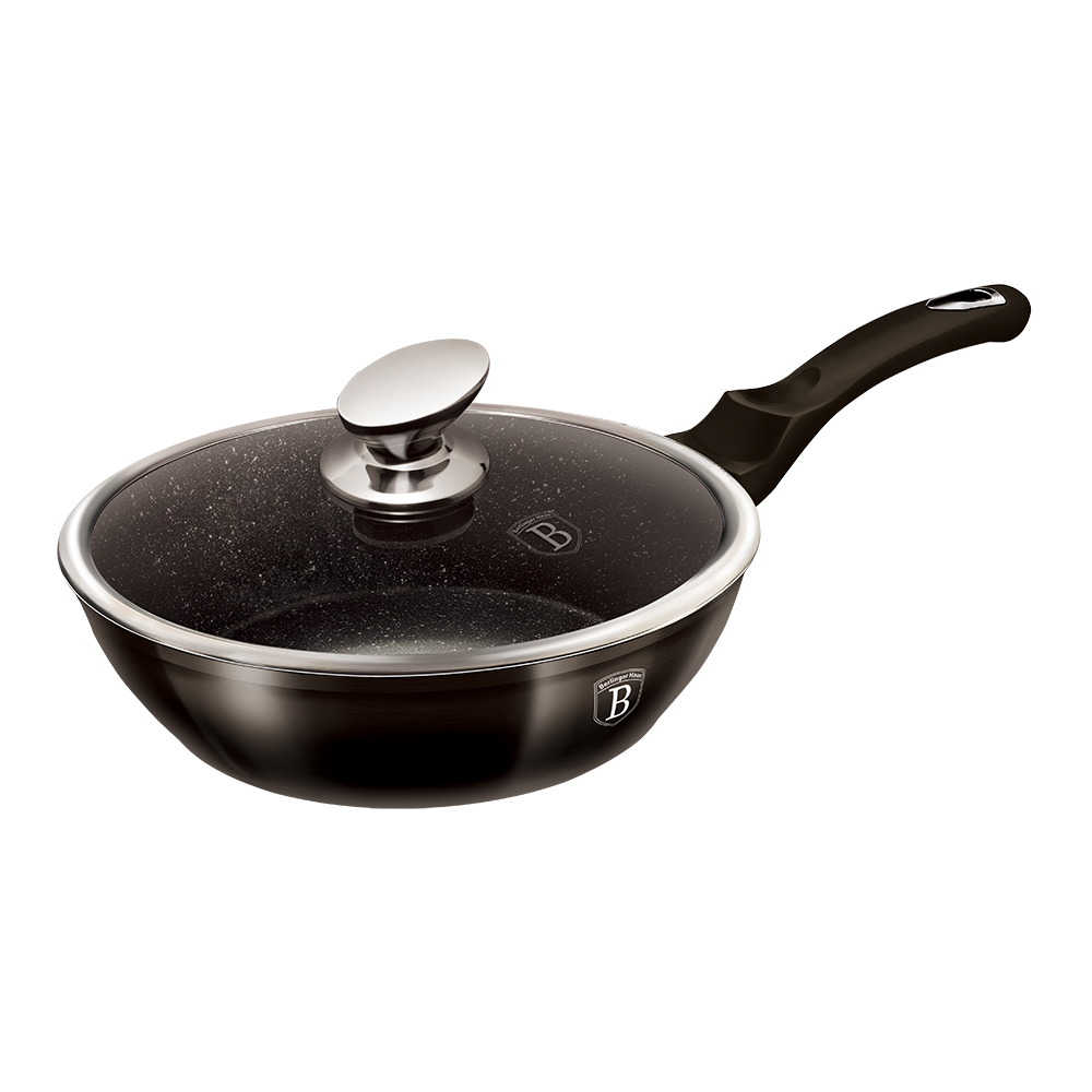 

Сковорода Berlinger Haus Shiny Black Metallic Line BH-6607 (24 см)