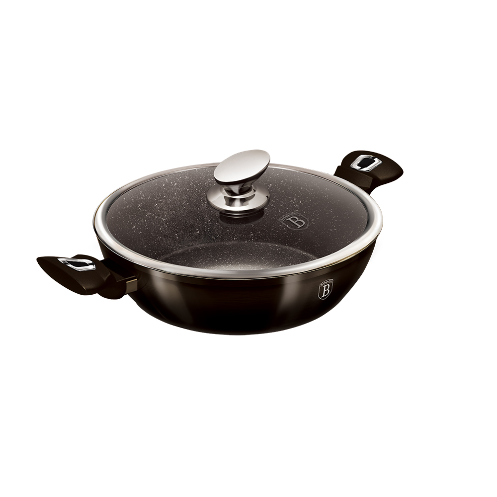 

Сотейник Berlinger Haus Shiny Black Metallic Line BH-6608 (2,3 л, 24 см)