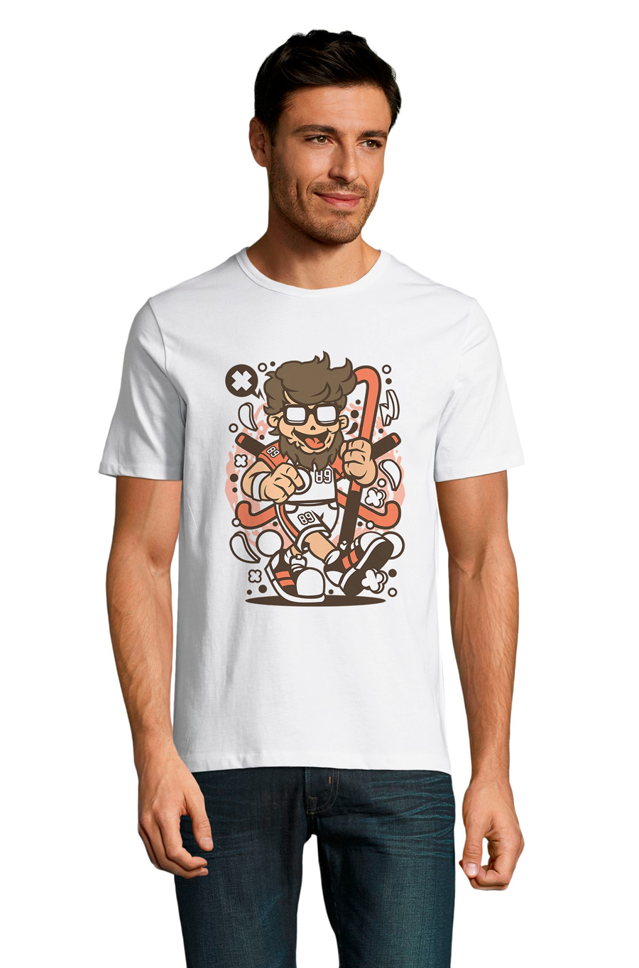 

Футболка OWEAR с Дизайнерским принтом 4712-M-WH2 XXL Белый