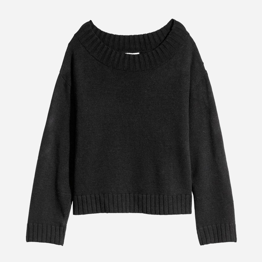 

Джемпер H&M 060578997 M Черный