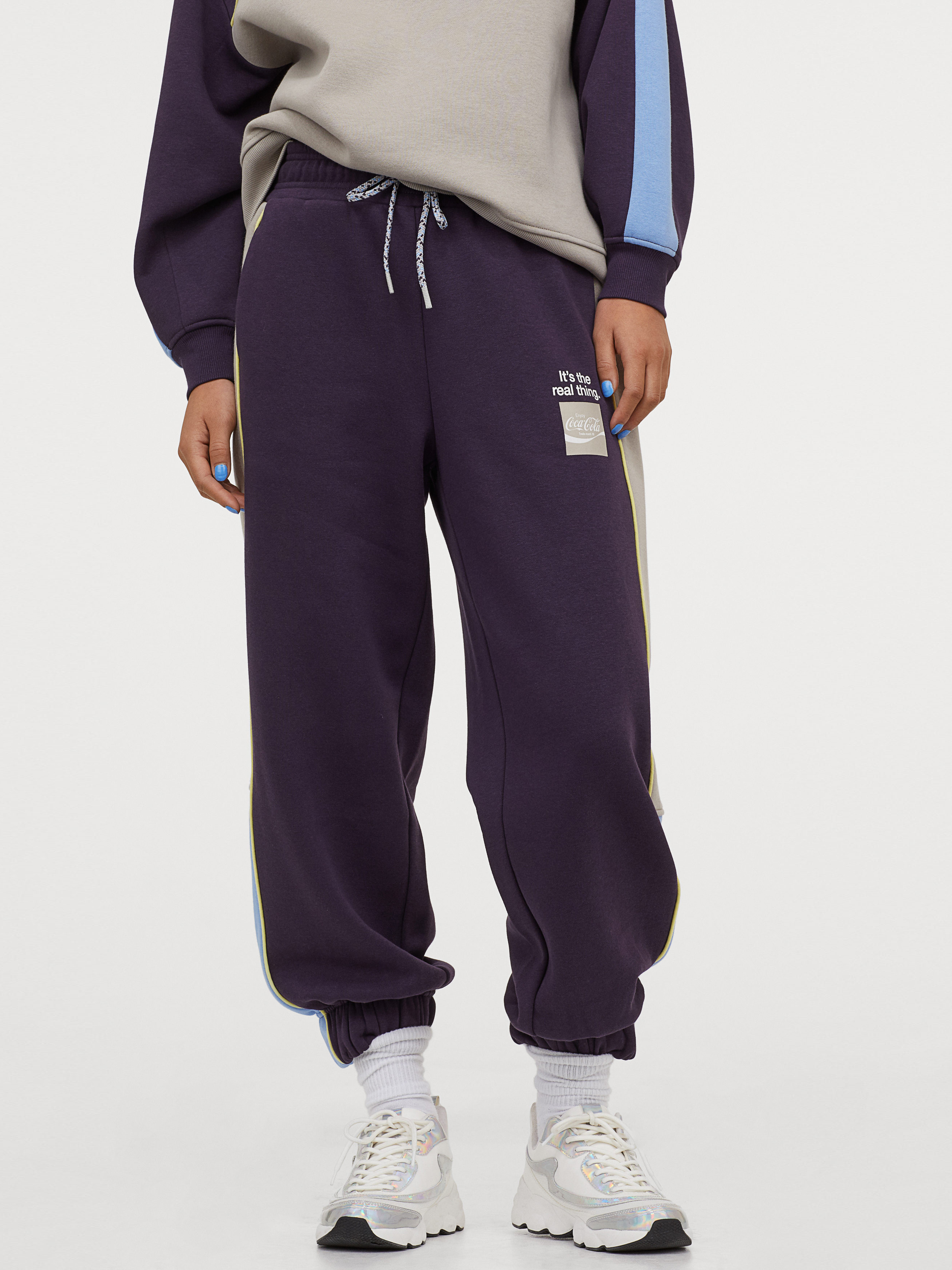

Спортивные штаны H&M 060922186 М Баклажанные
