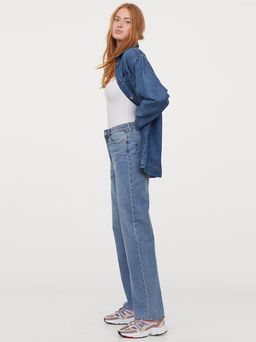 

Джинсы H&M 060933891 48 Голубые