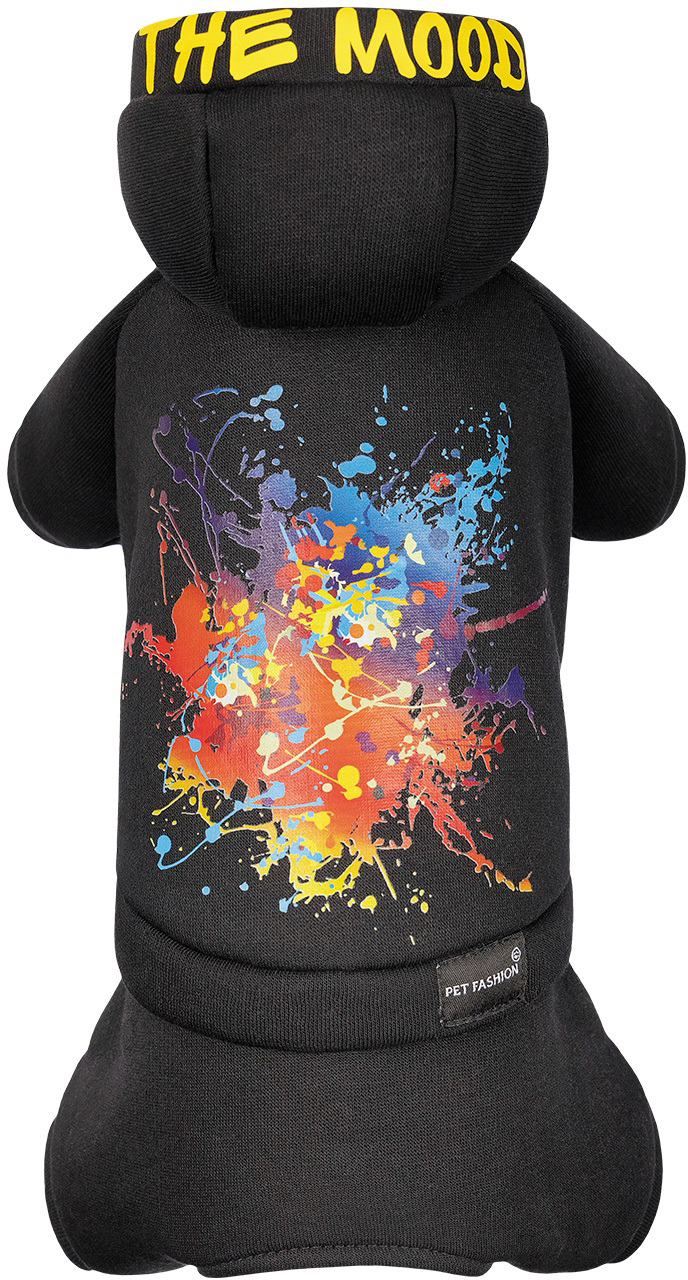 

Костюм для собак Pet Fashion FLASH XS-2 Черный, принт