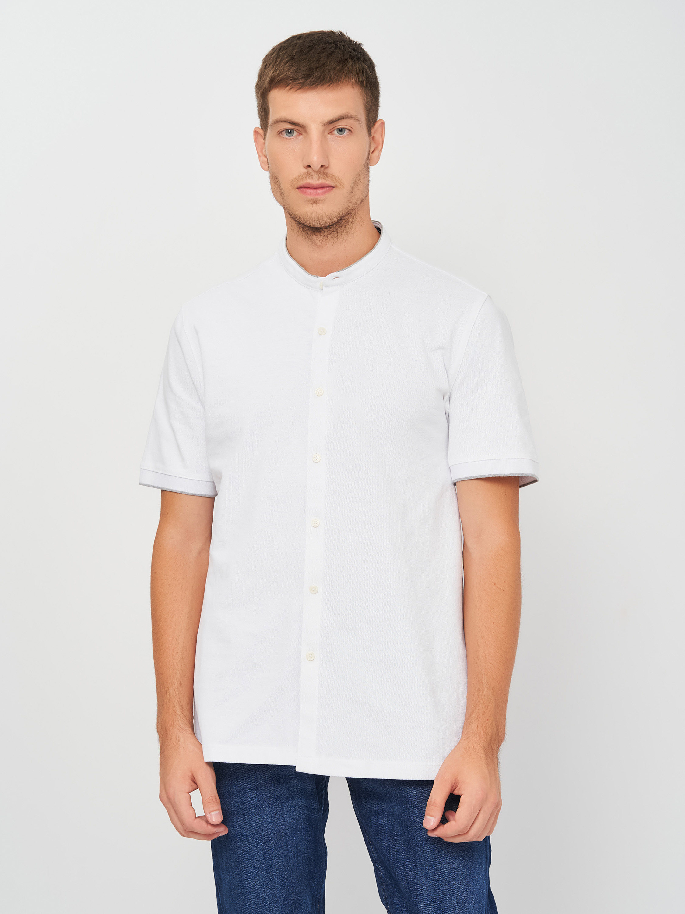 

Рубашка Bershka 0886/09/251 XL Белая