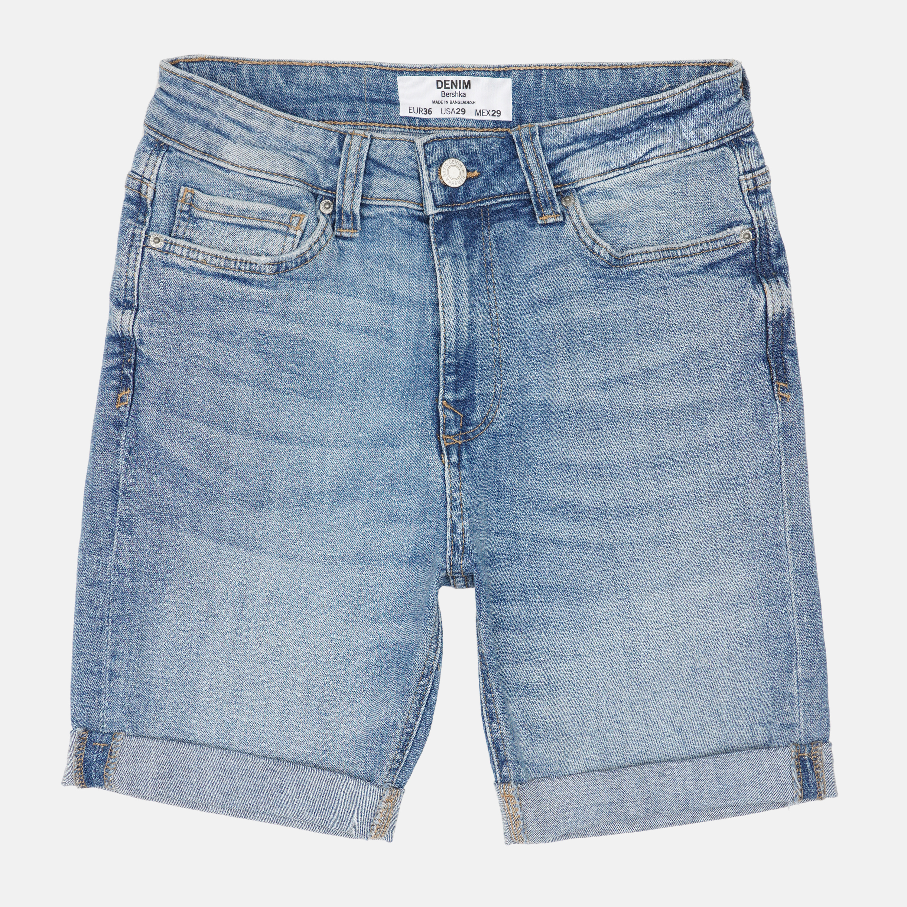 

Шорты джинсовые Bershka 2642/53/428 36 Голубые