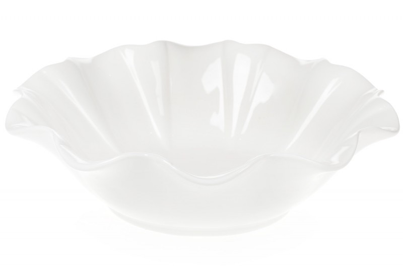 

Набор салатников фарфоровых Bon Волан 988-214 (4 шт.), 1.2л, цвет - белый