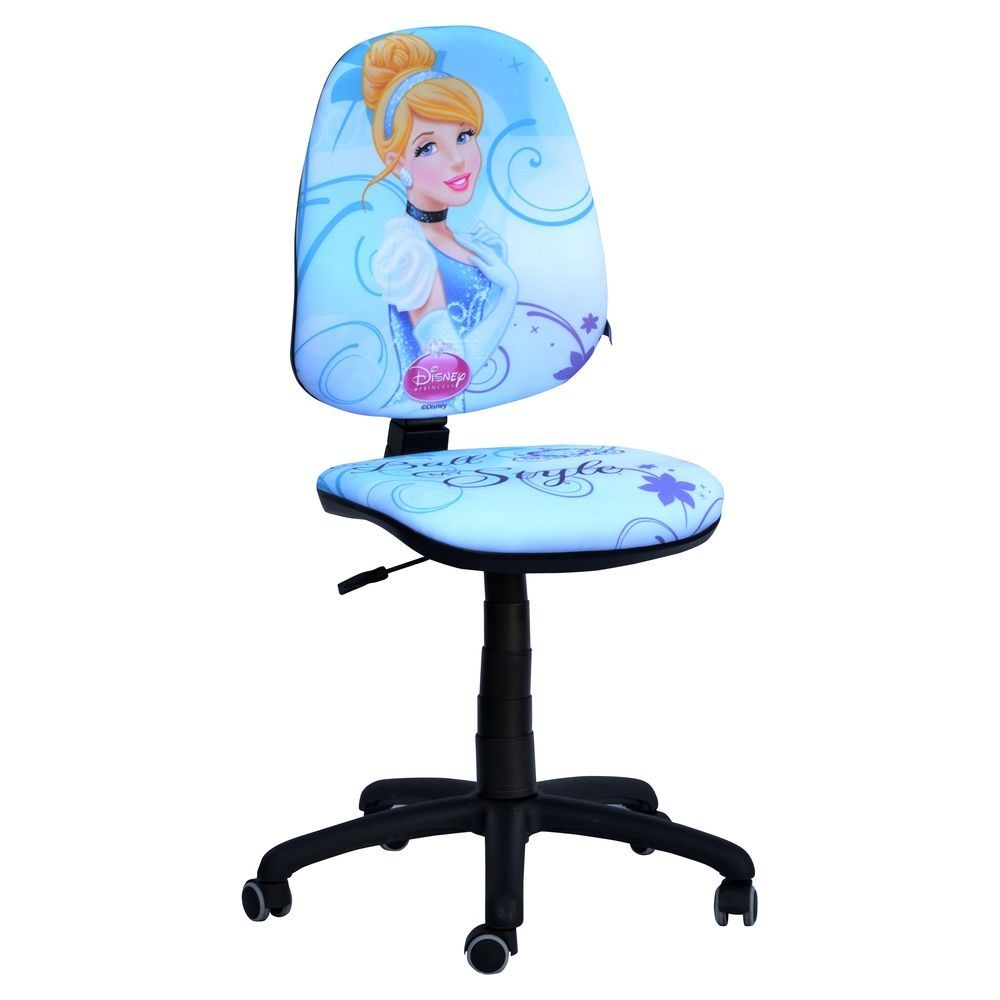 

Кресло компьютерное детское Поло 50 Дисней Принцессы Золушка механизм (ПК) Перманент-контакт, ткань Дизайн голубой AMF