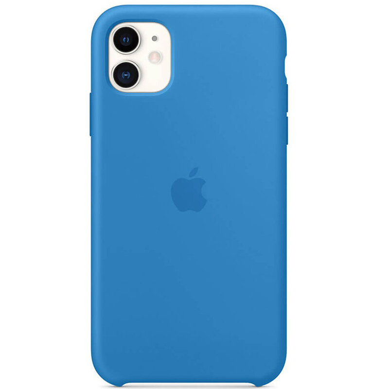

Чехол Silicone case (AAA) для Apple iPhone 11 (6.1") Синий / Surf Blue
