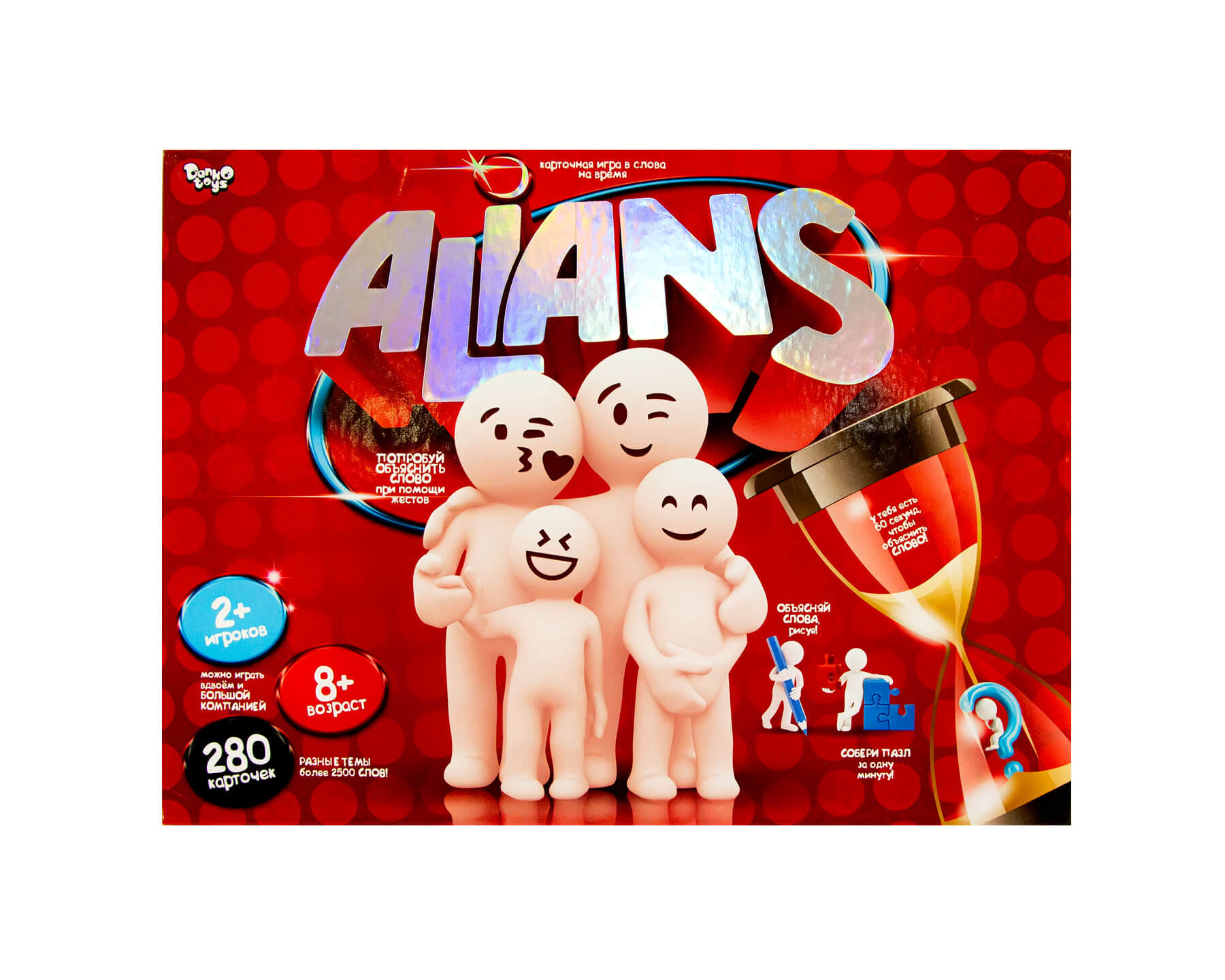 

Настольная игра Danko Toys ALIANS 280 карточек G-ALN-01