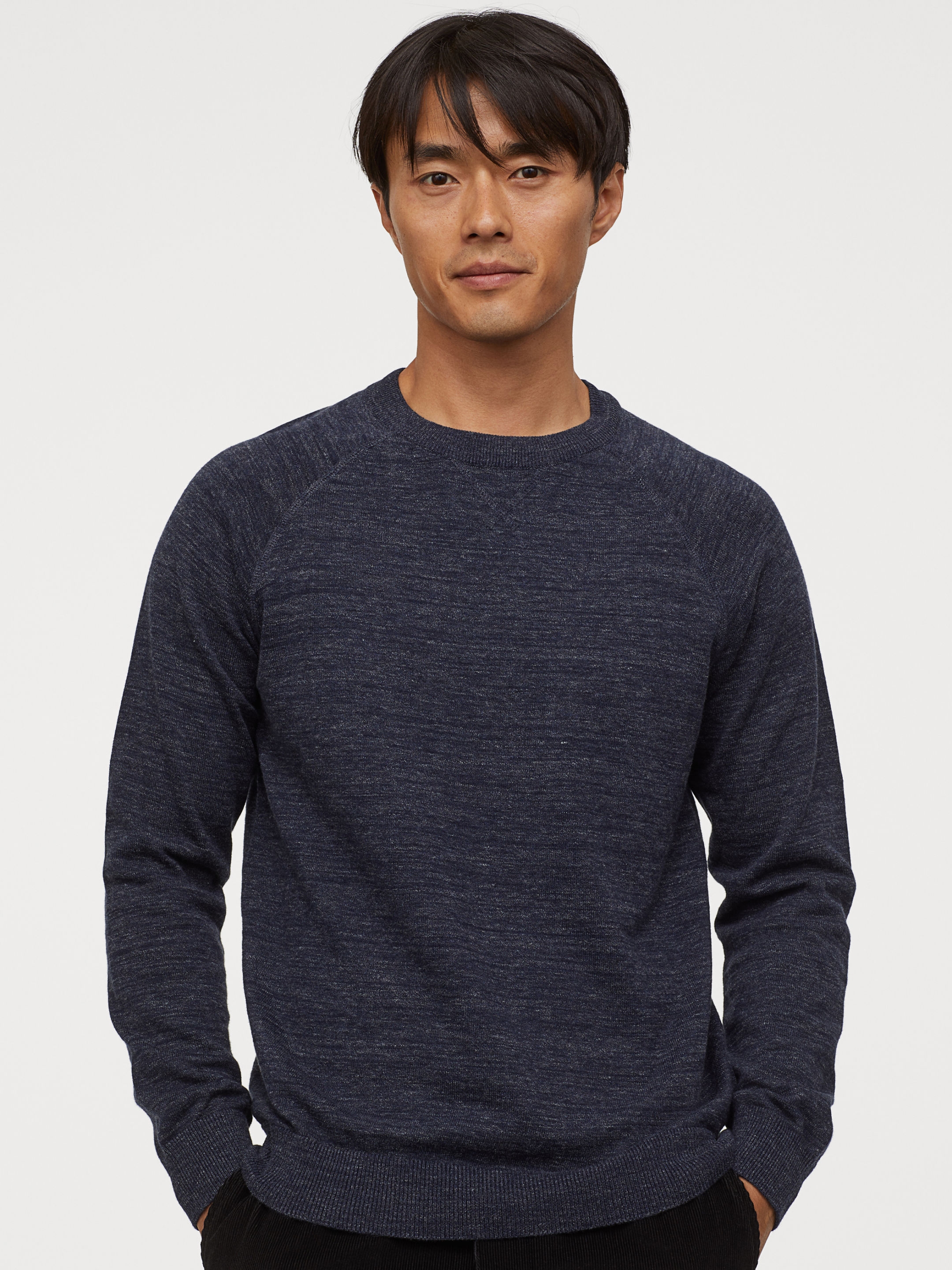

Джемпер H&M 060755574 М Темно-синий