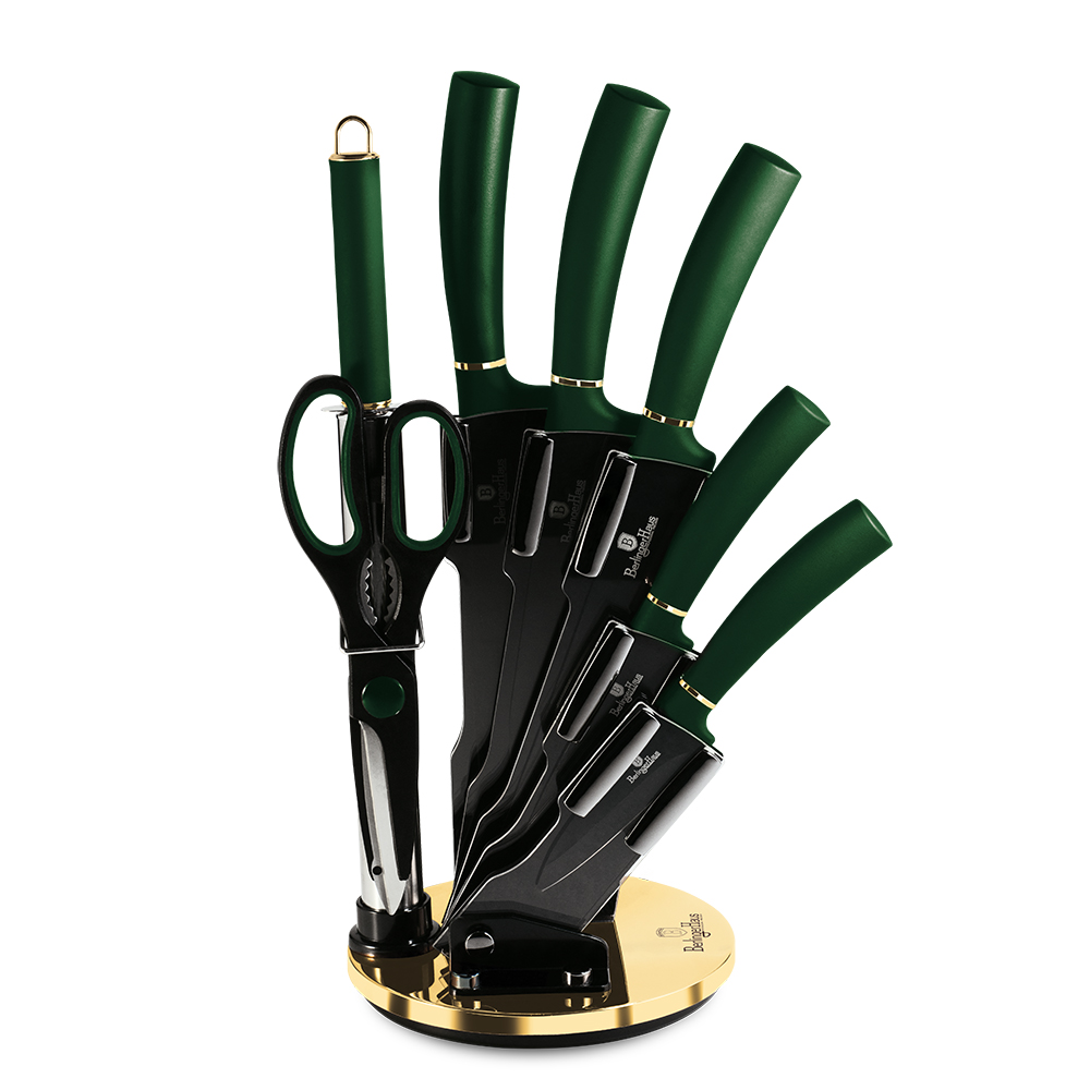 

Набор ножей на подставке Berlinger Haus Emerald Collection 8 предметов (BH-2563)