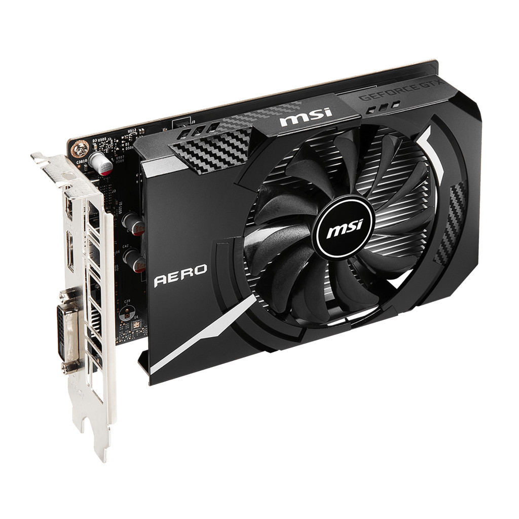 

Видеокарта MSI GF GTX 1650 4GB Aero ITX OC (GeForce GTX 1650 D6 AERO ITX OC)