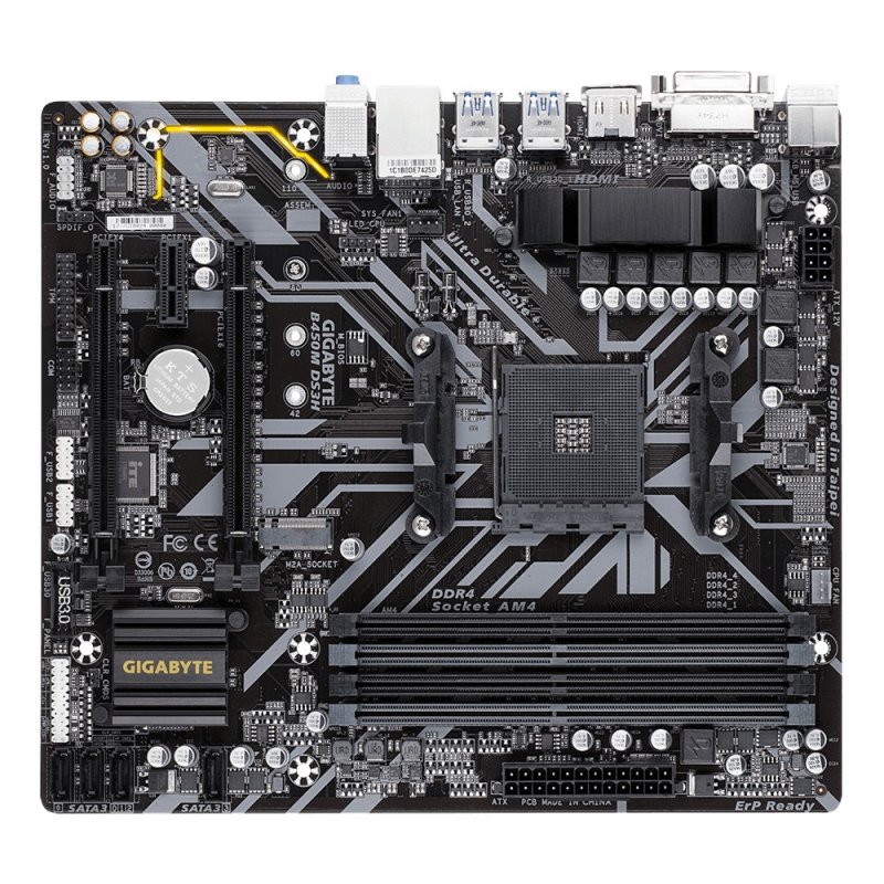 

Материнськая плата GIGABYTE B450M DS3H (B450M DS3H)