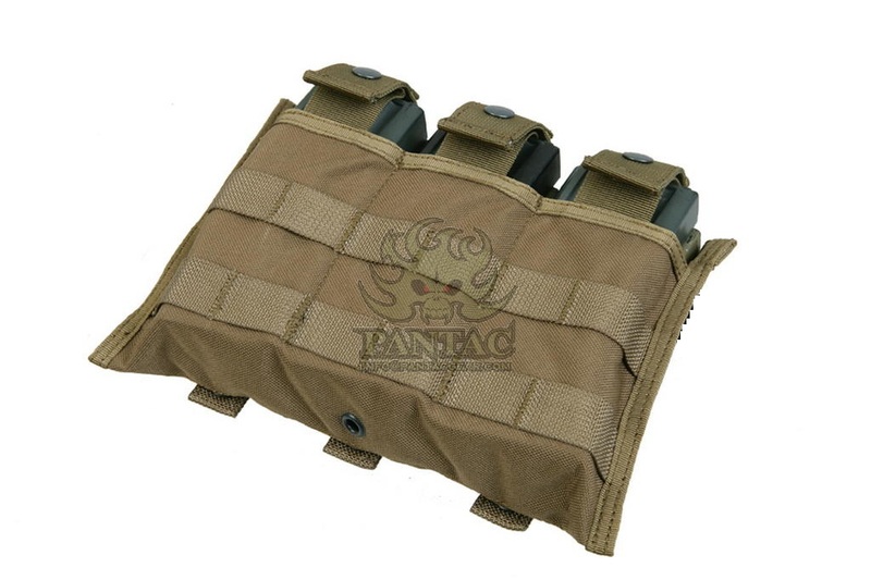 

Подсумок для магазина тройной AR15 молле Shark Gear M16 Triple Mag Pouch 80001879, Mod A AT FG ( Атакс ФГ)