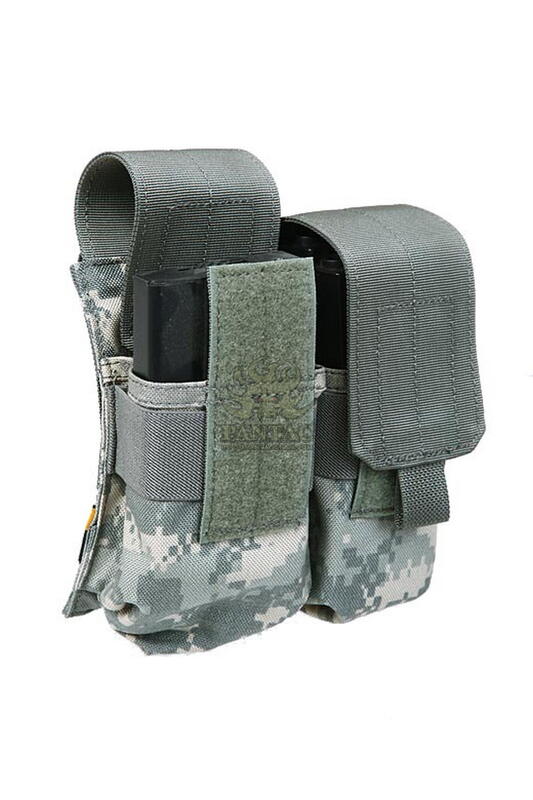 

Подсумок для магазина Shark Gear Molle AR10 / M14 Double Dual-Mag Pouch 80213, 900D Coyote Brown