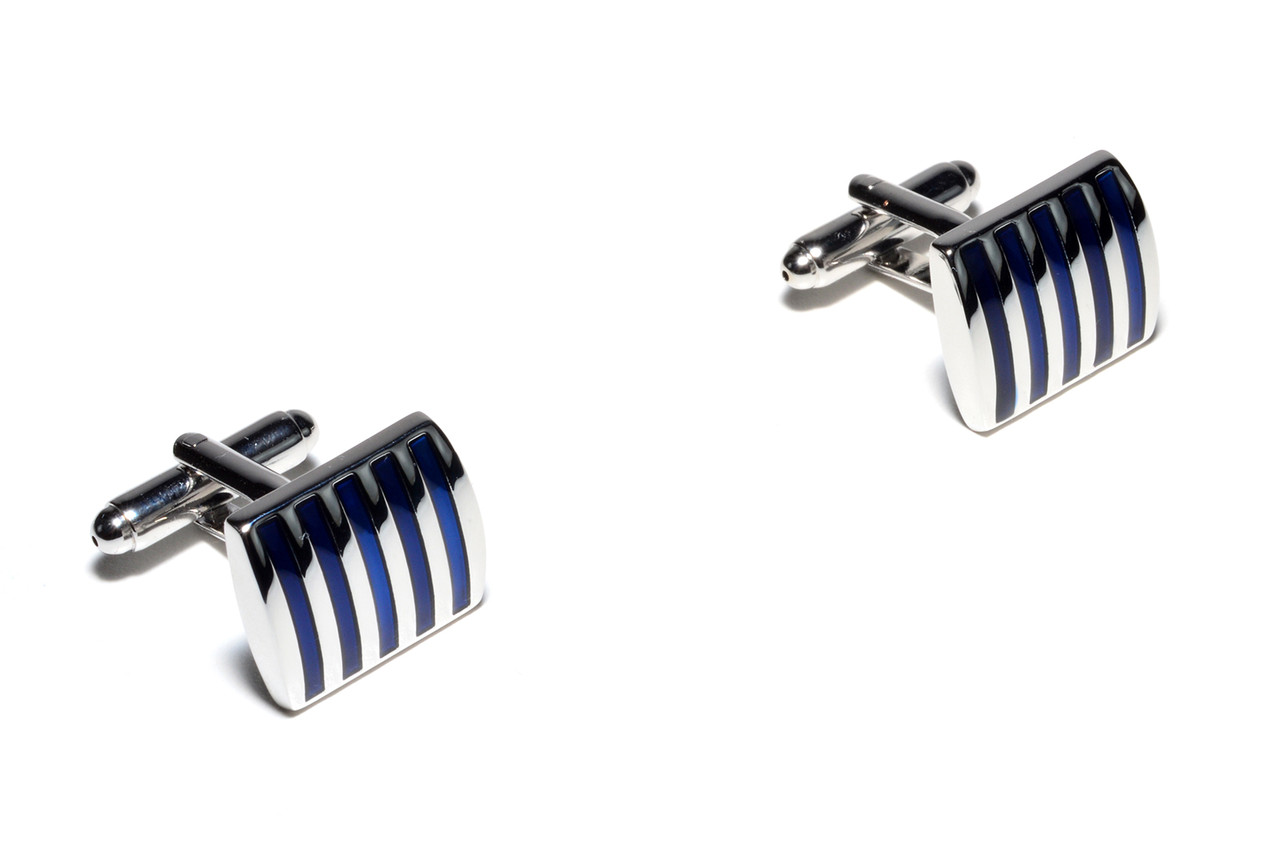 

Запонки Pasadore Mariot Blue 13731cs синяя эмаль