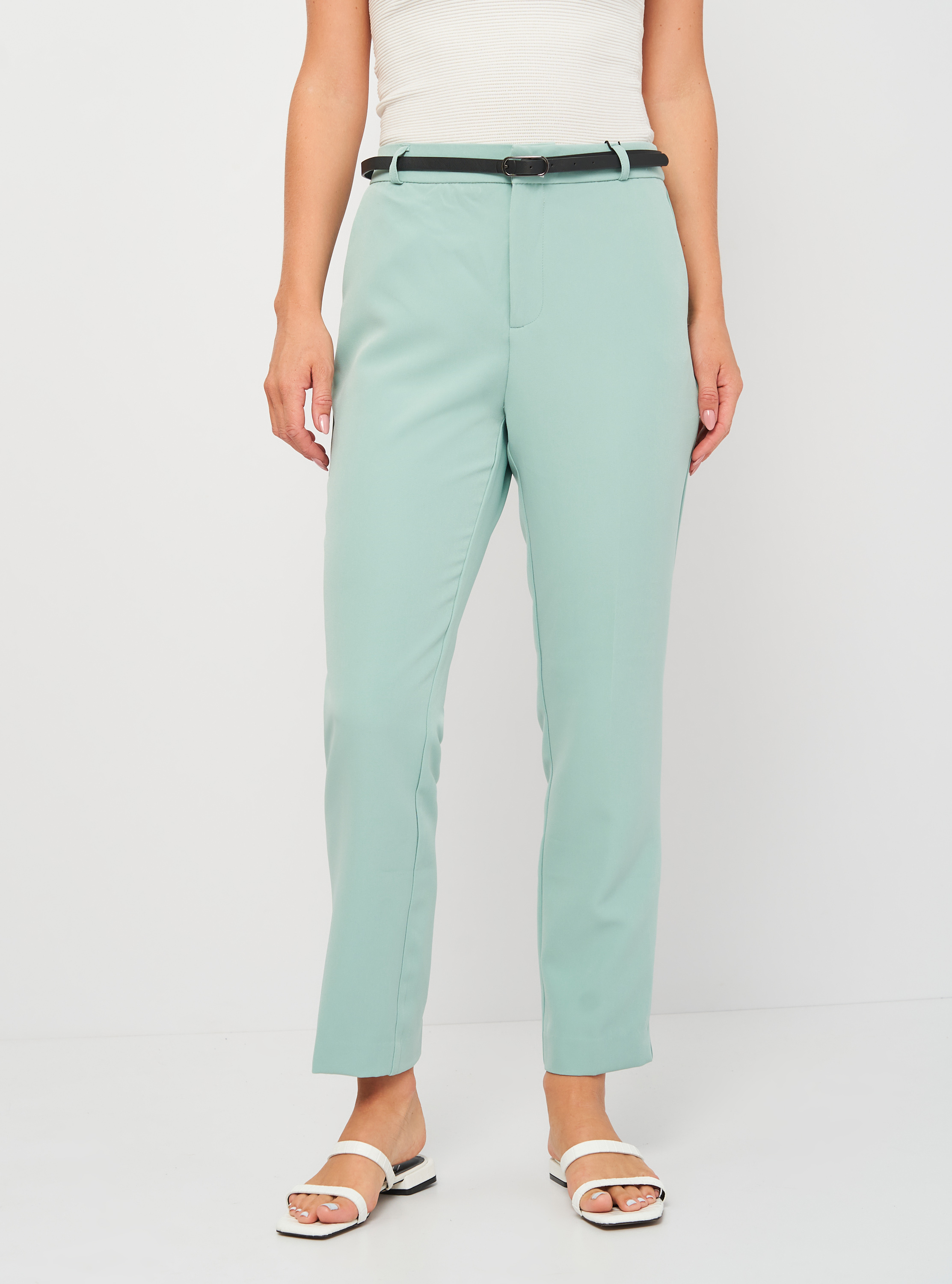 

Брюки Stradivarius 4504/134/506  Мятные, Брюки Stradivarius 4504/134/506 38 Мятные