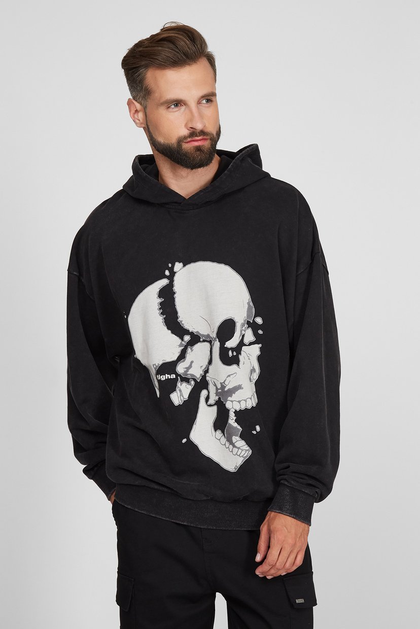 

Мужское черное худи Loose your Head Hoodie Tigha  106300, Мужское черное худи Loose your Head Hoodie Tigha L 106300