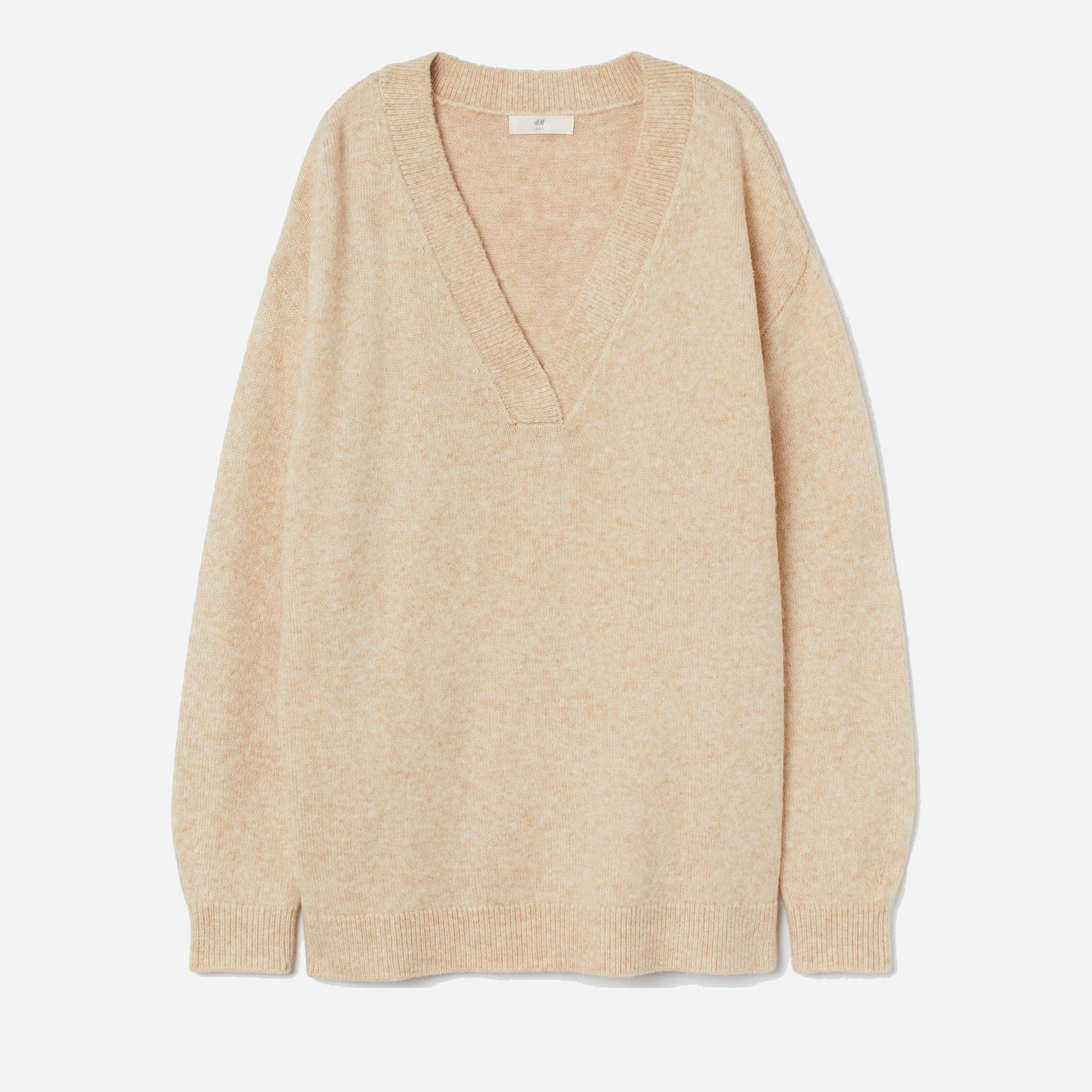 

Пуловер H&M 8247061wtr XL Светло-бежевый