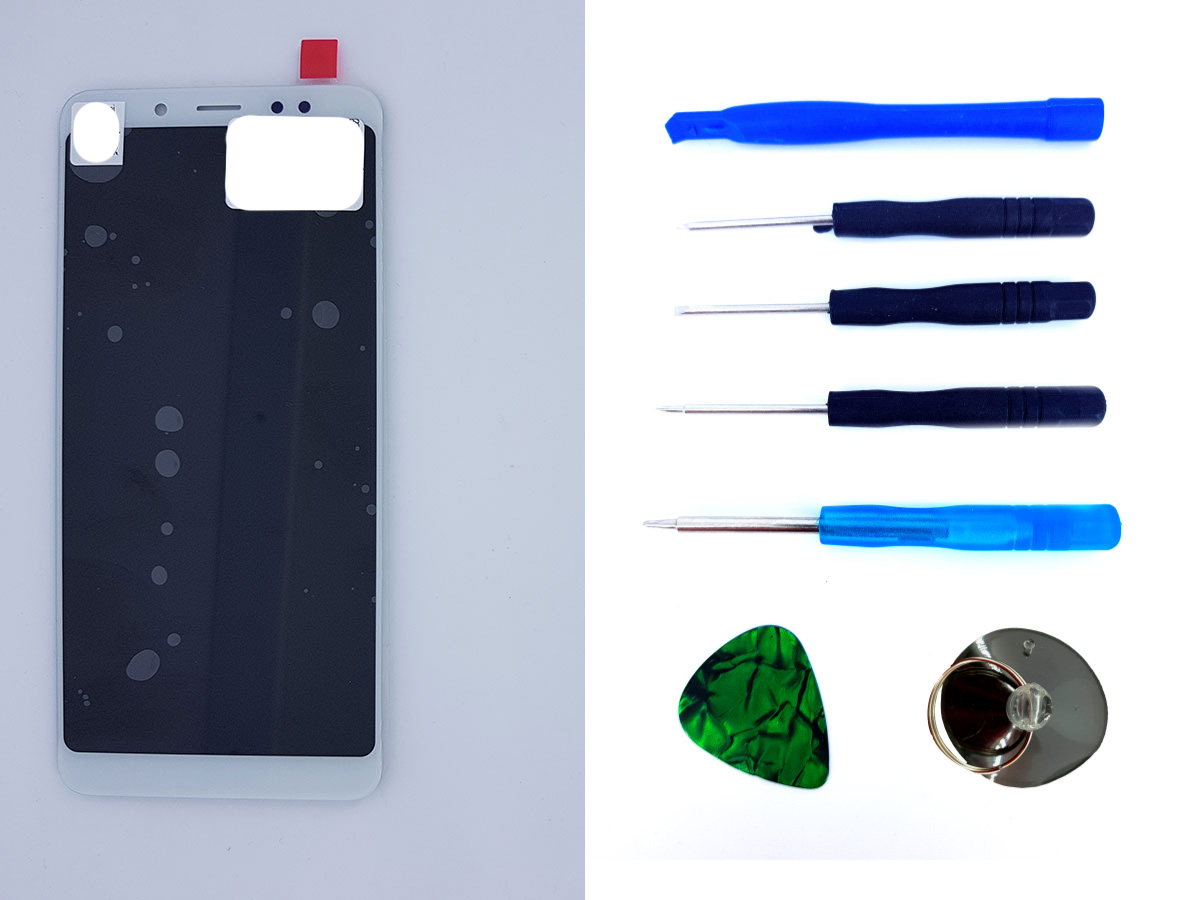 

Дисплей + сенсор (модуль) экран Xiaomi Redmi Note 5, Note 5 Pro белый Original PRC + набор для замены