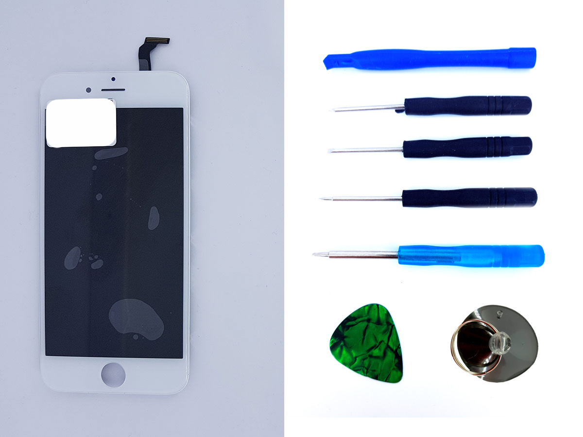 

Дисплейный модуль (дисплей, экран) iPhone 6 белый Original PRC + набор для замены