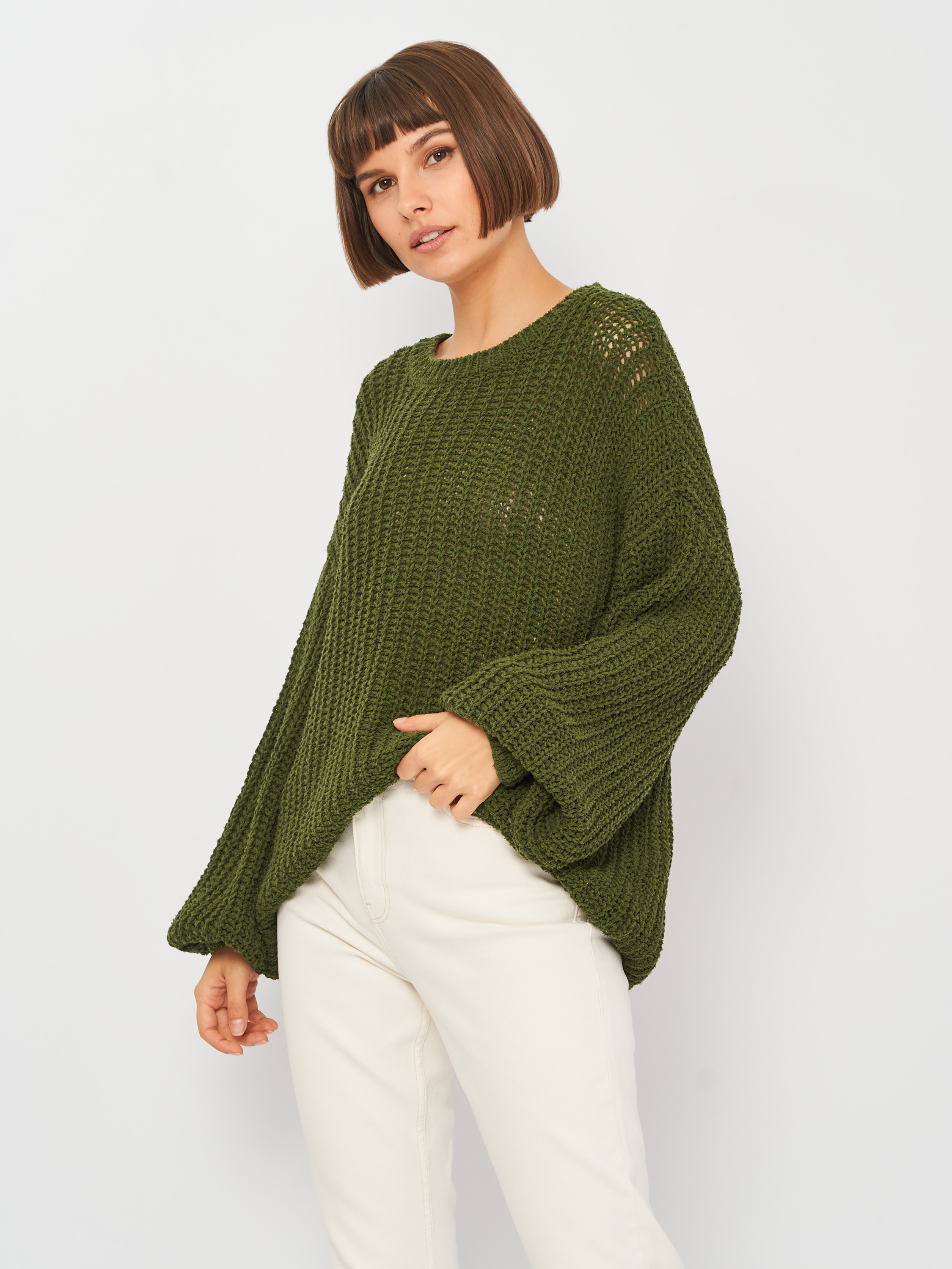 

Джемпер Stradivarius 1606/187/530 L Зеленый