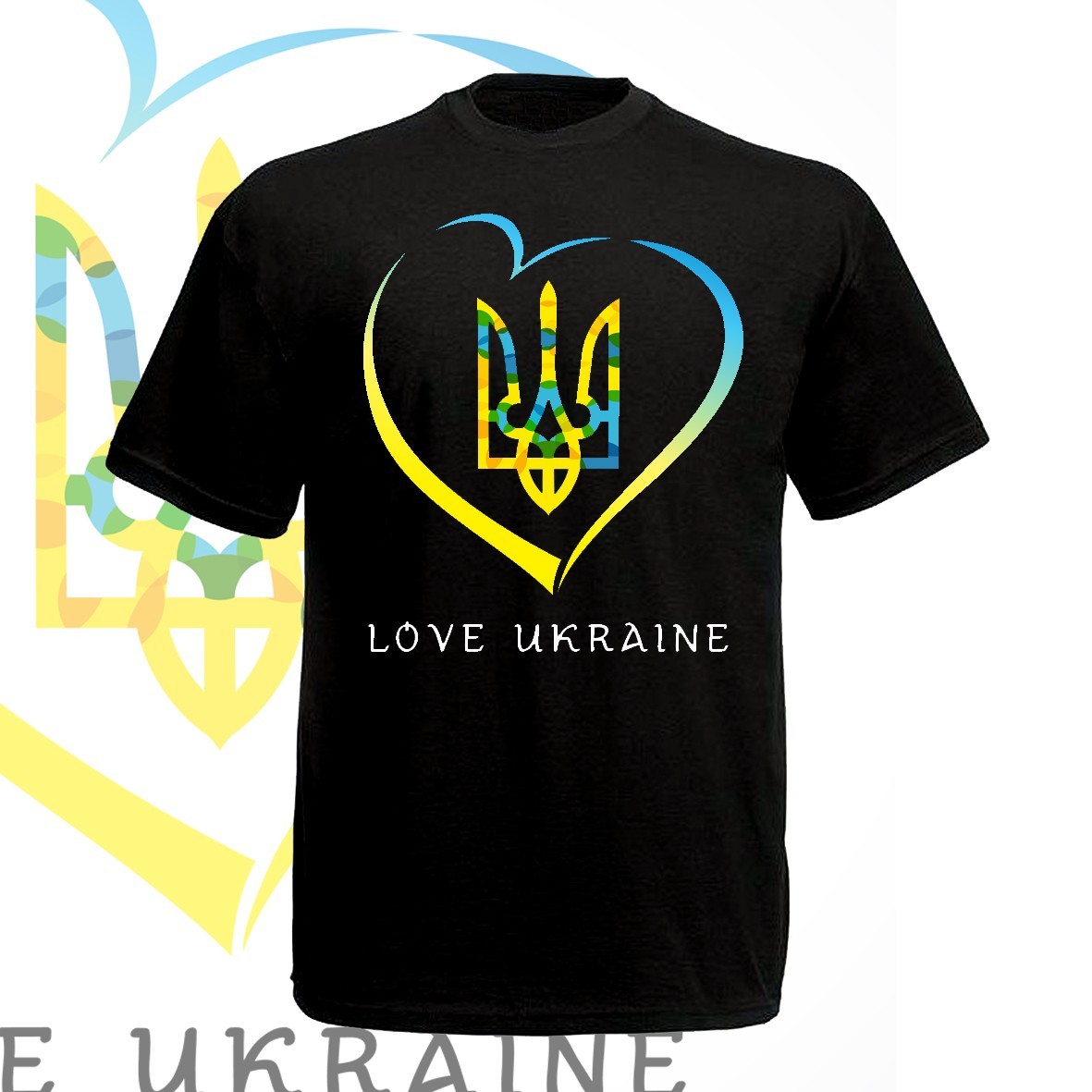 

Футболка GBI "Love Ukraine" прямая классика, черный, XXL, ФЧ-0182